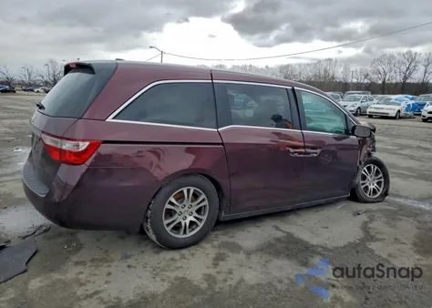 2013 Honda Odyssey Exl z USA, uszkodzony, nr VIN 5FNRL5H6XDB079723